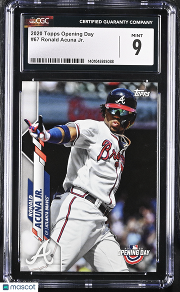 2020 Topps Opening Day Ronald Acuna Jr. #67 CGC 9