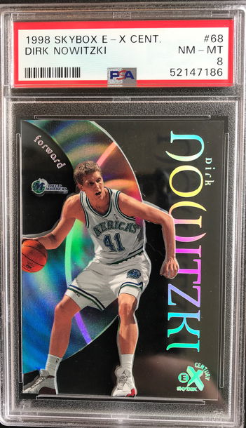 1998 SKYBOX E-X CENTURY PSA 8 NEAR MINT #68