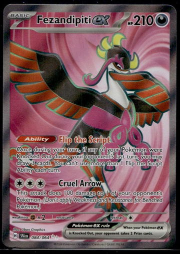 2014 Pokémon Fezendipiti EX Holo #084/064
