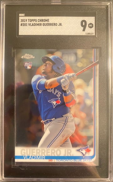 2019 Topps Chrome Vladimir Guerrero SGC 9 Mint