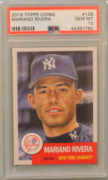 2019 Topps Living Mariano Rivera PSA 10