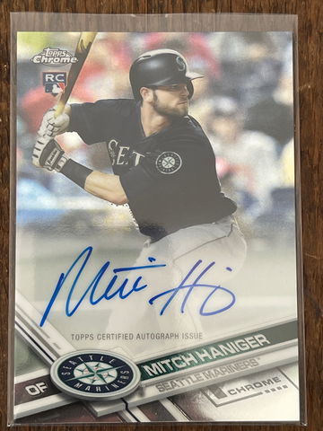 2017 Topps Chrome Mitch Haniger RC Auto