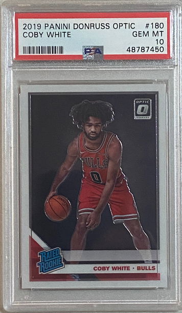 2019 Optic Coby White PSA 10