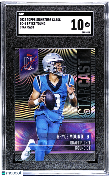 2024 Topps Signature Class Bryce Young #SC-5 Star Cast SGC 10