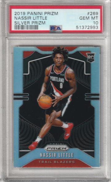 2019 Panini Prizm Nassir Little Silver RC PSA 10 Gem Mint