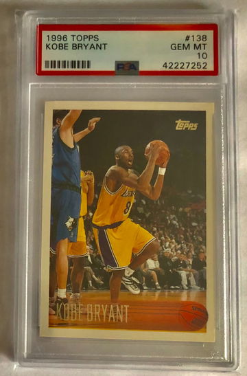 1996 Kobe Bryant Topps #138 PSA 10