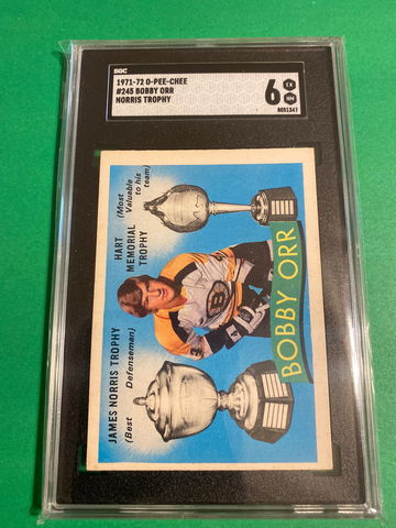 1971 72 OPC # 245 Bobby Orr 