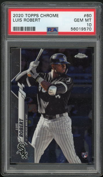 Luis Robert 2020 Topps Chrome PSA 10 Rookie RC