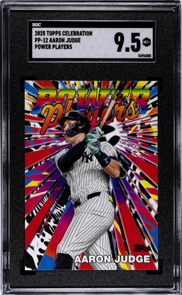 2025 Topps Celebration #PP-12 Aaron Judge Power Players SGC 9.5