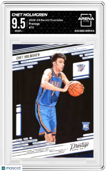 2022-23 Panini Chronicles Chet Holmgren #72 Prestige Arena Club 9.5