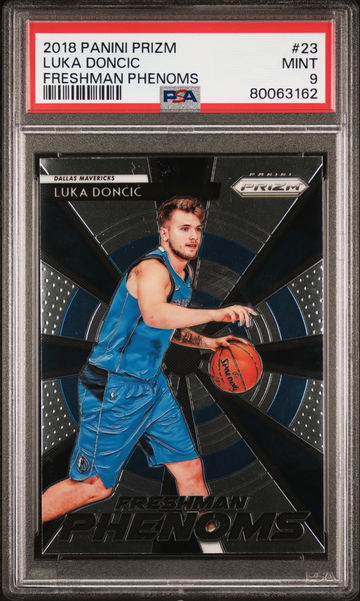2018 Panini Prizm Freshman Phenoms Luka Doncic #23 PSA 9