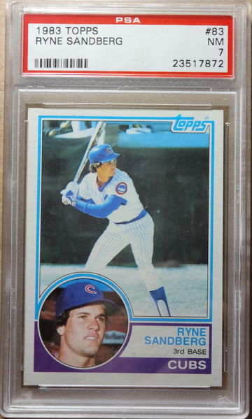 Ryne Sandberg 1983 Topps PSA 7 #83
