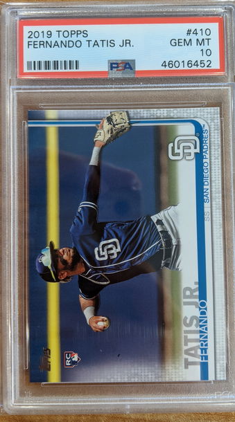 2019 Topps Series 2 Fernando Tatis Jr. 410 PSA 10