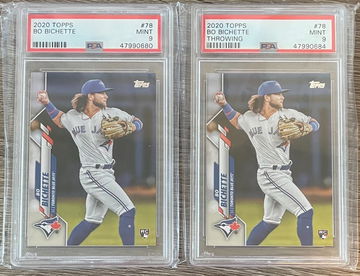 Bo Bichette 78 PSA 9 (2 card lot)