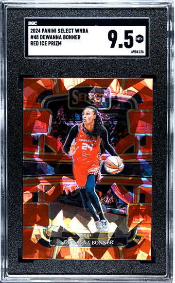 2024 Panini Select Wnba #48 Dewanna Bonner Red Ice Prizm SGC 9.5