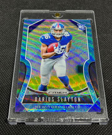 Darius Slayton 2019 Prizm Blue Wave RC 183/199 Giants