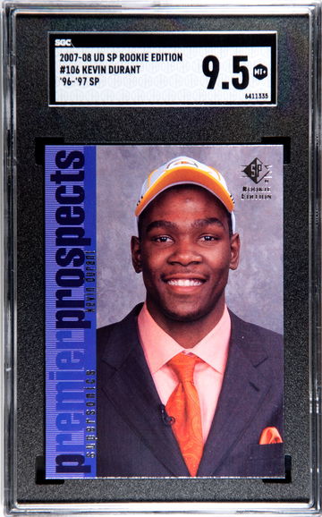 2007-08 Upper Deck Premiere Prospects Kevin Durant #106 SGC Mint+ 9.5