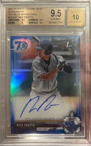 2017 Bowman Nick Pratto auto /70