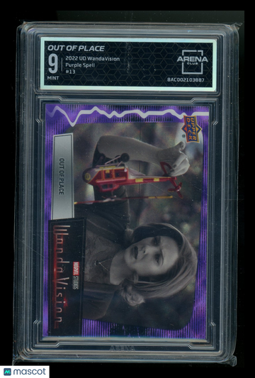 2022 Upper Deck WandaVision Purple Spell #13 Arena Club 9