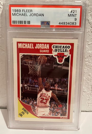 1989 Fleer Michael Jordan PSA 9