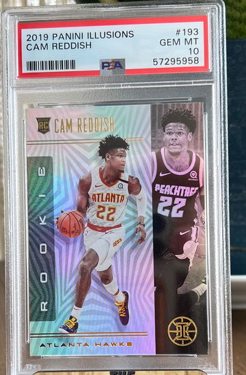 2019 Panini Illusions Cam Reddish #193 RC Rookie Card PSA 10 Gem Mint 🔥📈