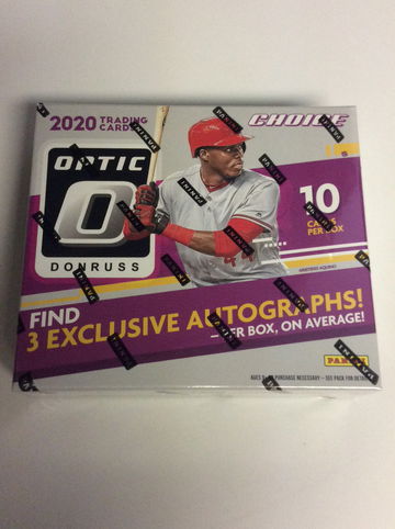 2020 Donruss Optic Choice Baseball Hobby Box