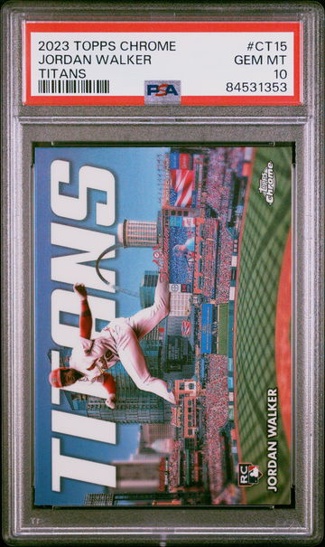 2023 Topps Chrome Jordan Walker #CT15 RC PSA 10