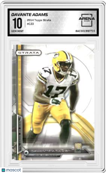 2014 Topps Strata Davante Adams #133 Arena Club 10