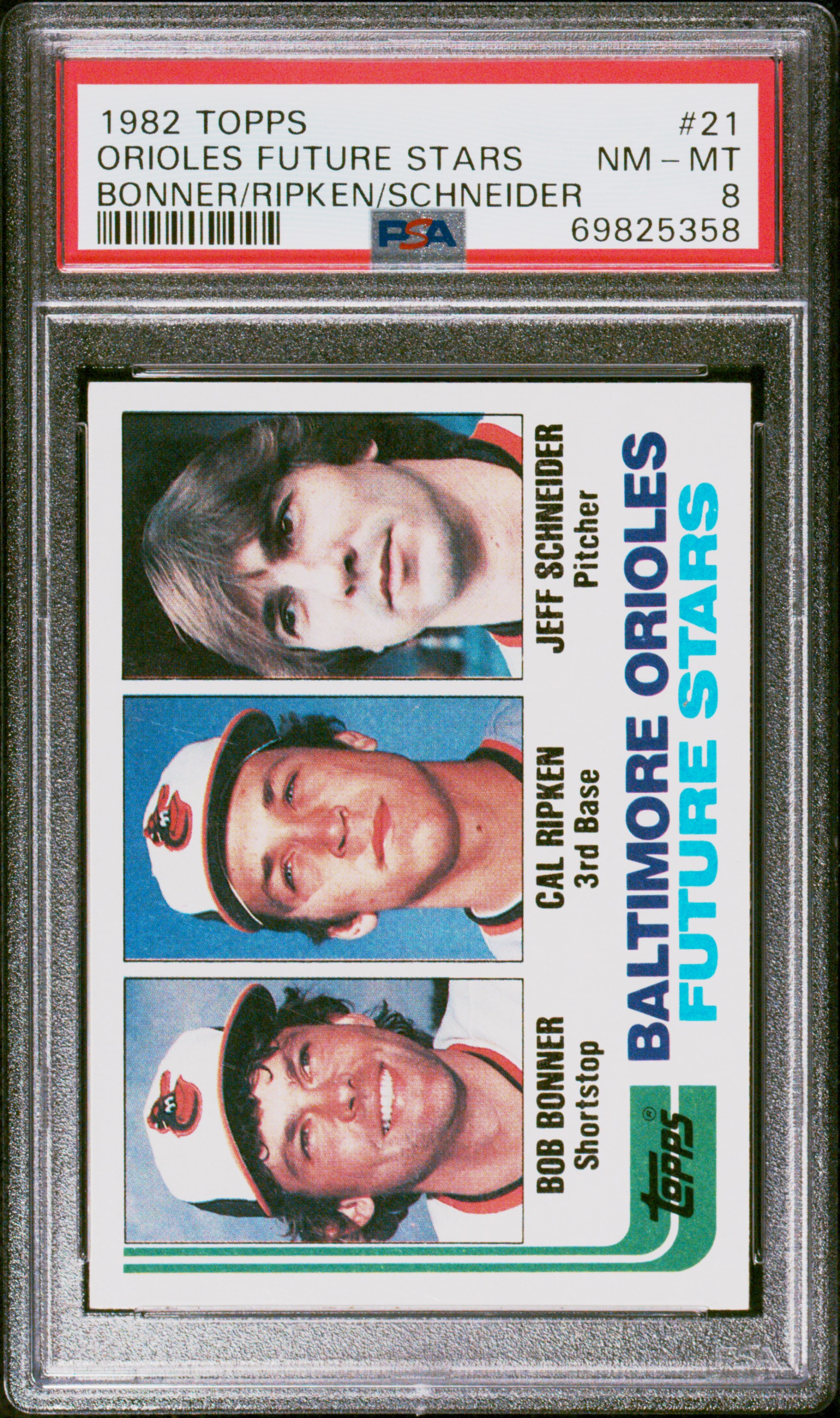 1982 Topps Orioles Future Stars #21 PSA 8
