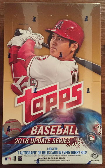 2018 Topps Update Hobby Box