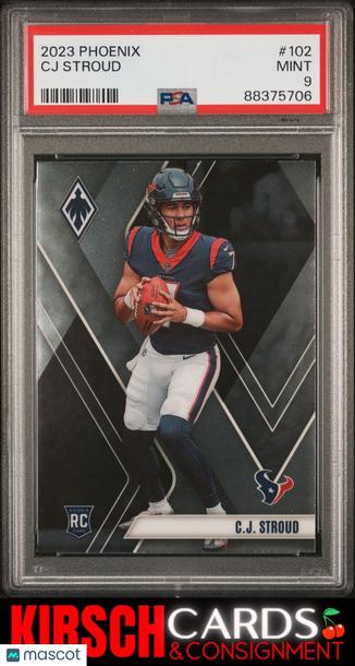 Cj Stroud 2023 Panini Phoenix RC #102 PSA 9