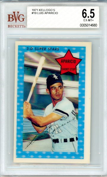 1971 KELLOGG'S LUIS APARICIO BVG 6.5