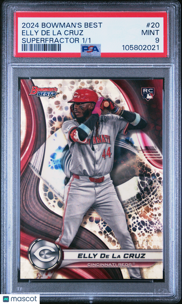 2024 Bowman's Best Elly De La Cruz #20 Superfractor /1 PSA 9
