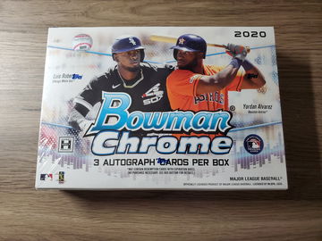 2020 Bowman Chrome HTA 3 Autos