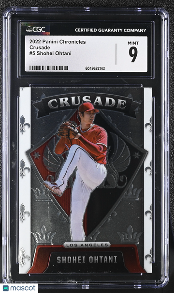 2022 Panini Chronicles Shohei Ohtani #5 Crusade CGC 9
