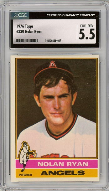 1976 Topps Nolan Ryan #330 CGC 5.5 P1357