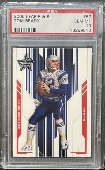2005 Leaf Rookies & Stars Tom Brady #57 PSA 10 Gem Mint