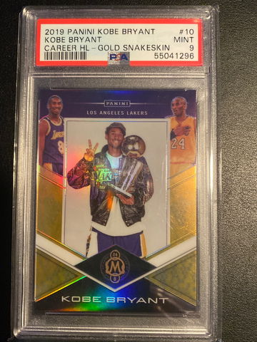 2019 Panini Kobe Bryant Snakeskin PSA 9 /10