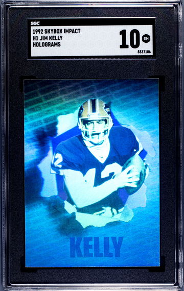 1992 Skybox impact Holograms #1 Jim Kelly SGC 10