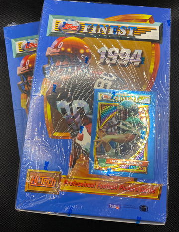 (2) 1994 Topps Finest NFL Football Sealed Hobby Box