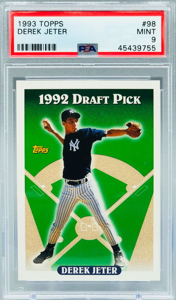 Derek Jeter Topps Rookie #98 PSA 9