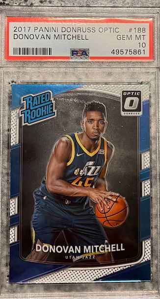 2017 Optic Donovan Mitchell RC PSA 10
