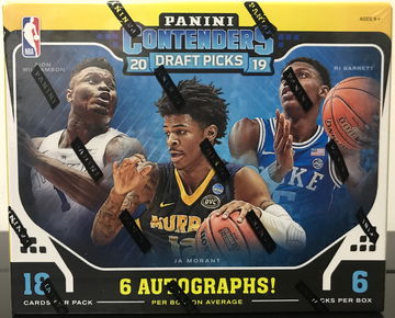 2019 panini contenders draft picks basketball hobby box sealed ship from Hong Kong ja morant zion