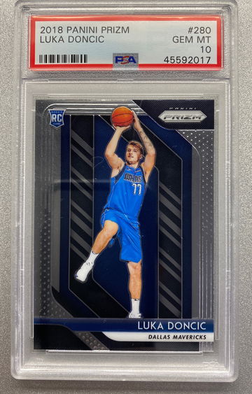 LUKA DONCIC 2018 PANINI PRIZM ROOKIE PSA 10 GEM MINT 