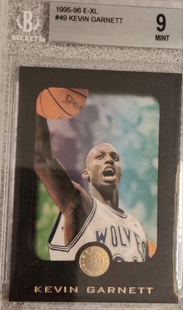 1995-96 E-XL #49 Kevin Garnett RC BGS 9 Mint