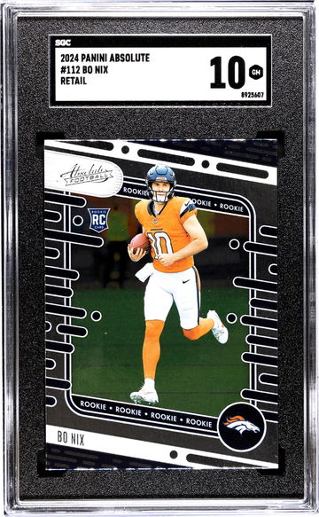 2024 Panini Absolute #112 Bo Nix Retail SGC 10