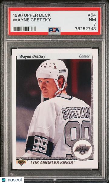 1990 Upper Deck Wayne Gretzky #54 PSA 7