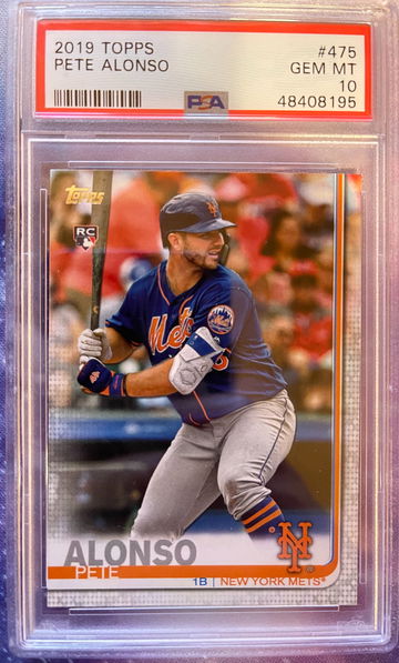 2019 Pete Alonso Topps #475 PSA 10