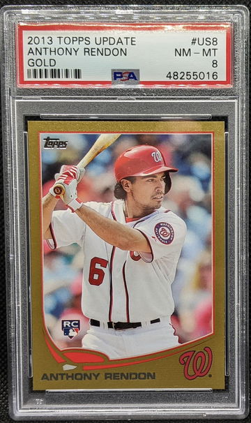 2013 Topps Update Anthony Rendon Gold /2013 PSA 8