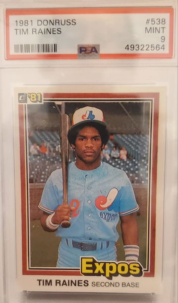 1981 Donruss Tim Rained Montreal Expos